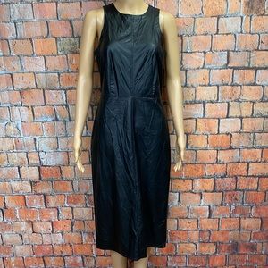 prologue leather dress Prologue Women's Short Sleeve Faux Leather